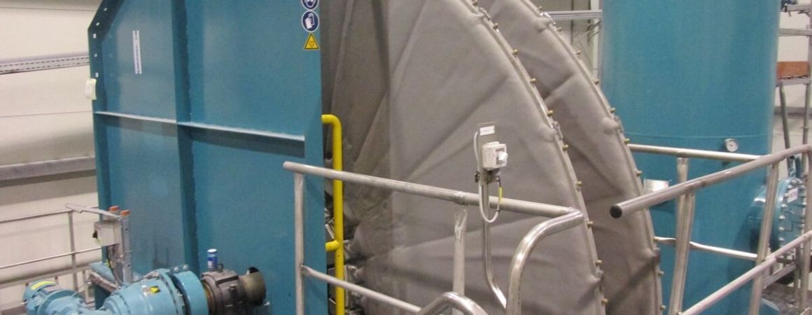 BoVac vacuum disc filter for tailings filtration